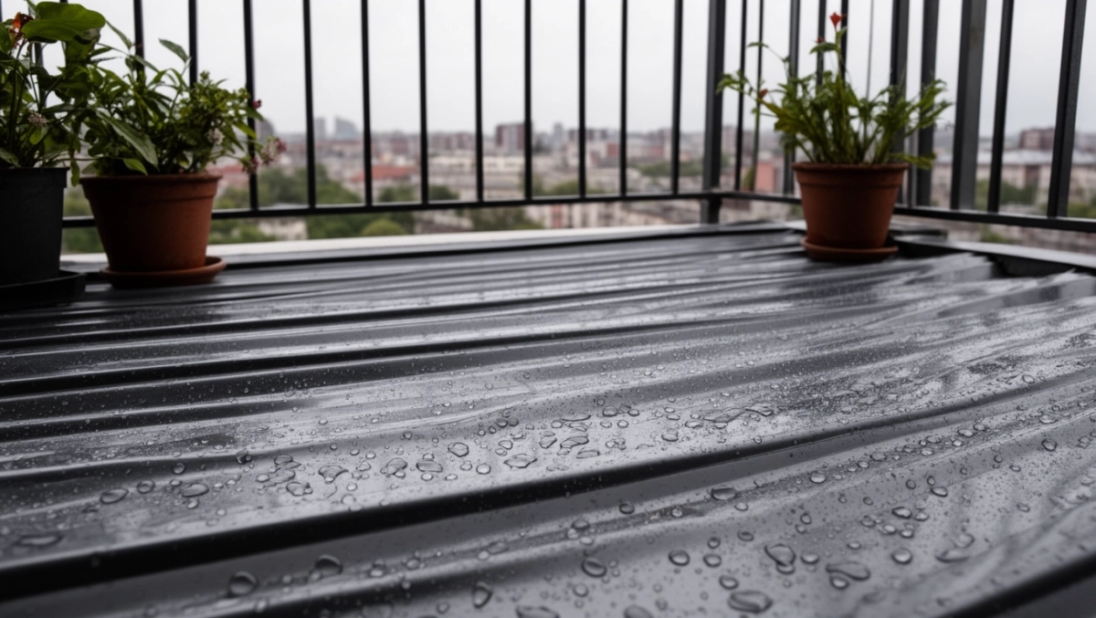 Blacha na balkon zamiast płytek