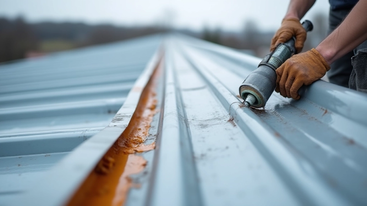 czym uszczelnić dach z blachy