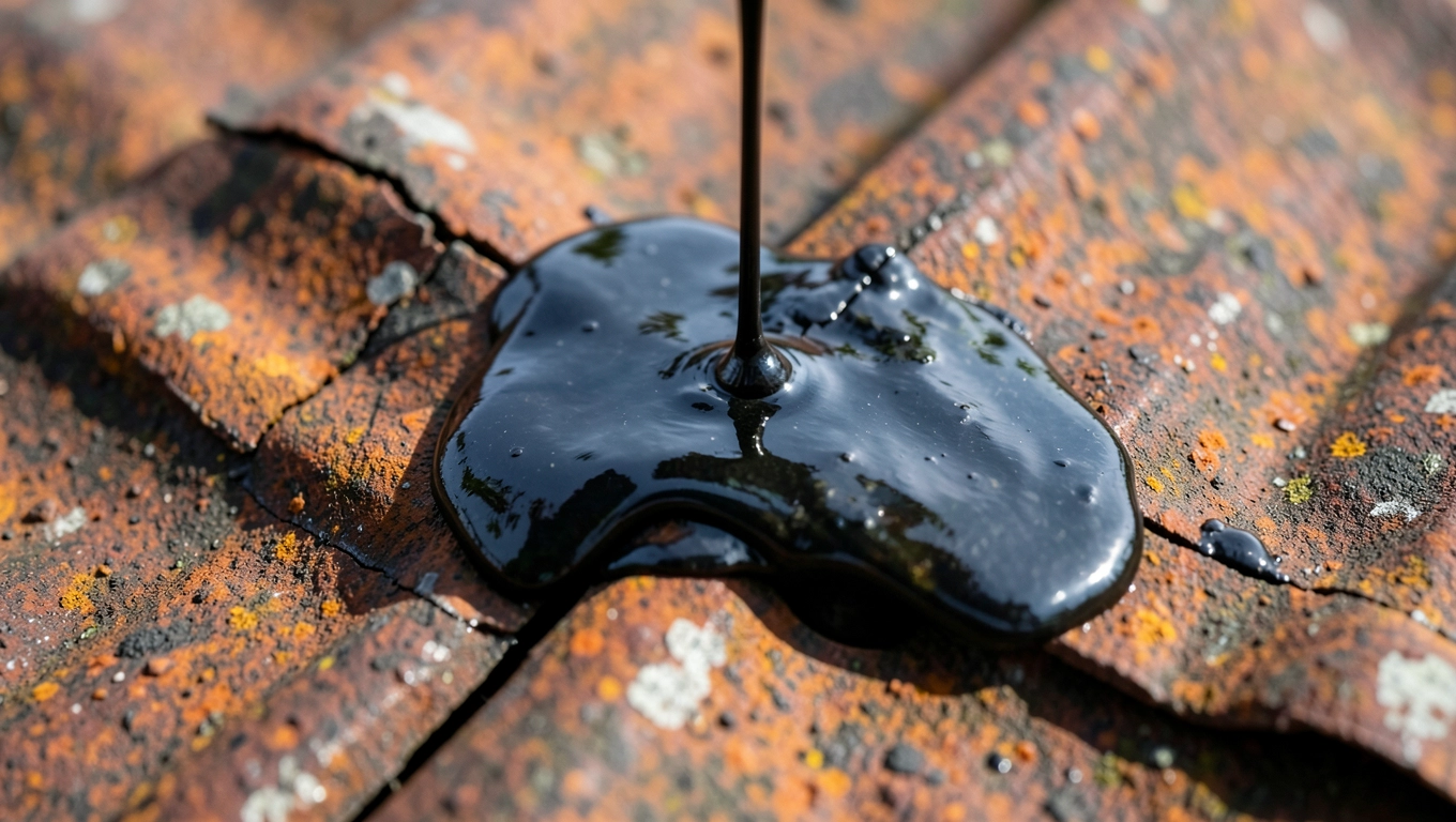 guma w płynie na dach z blachy