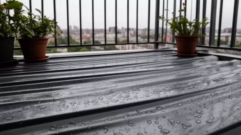 Blacha na balkon zamiast płytek