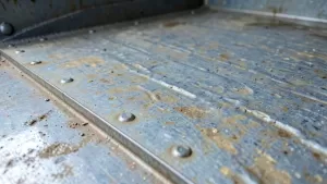 blacha na podłogę do rozrzutnika