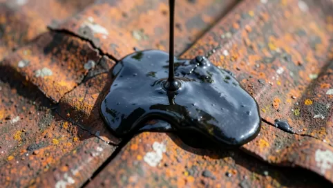 guma w płynie na dach z blachy