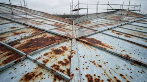 malowanie dachu z blachy ocynkowanej