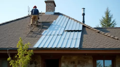 Montaż blachodachówki na starym dachu
