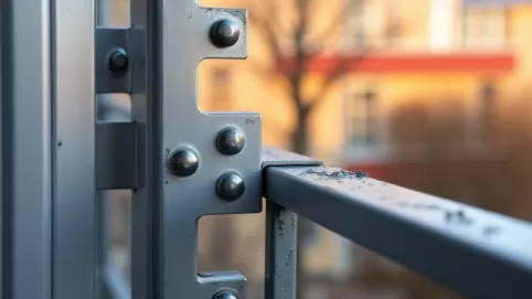 Okucie balkonu blachą