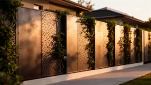 Panele z blachy na ogrodzenie